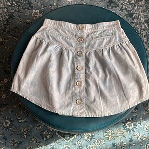 Retro Lightwash Roxy Tiered Mini Skirt BNWOT